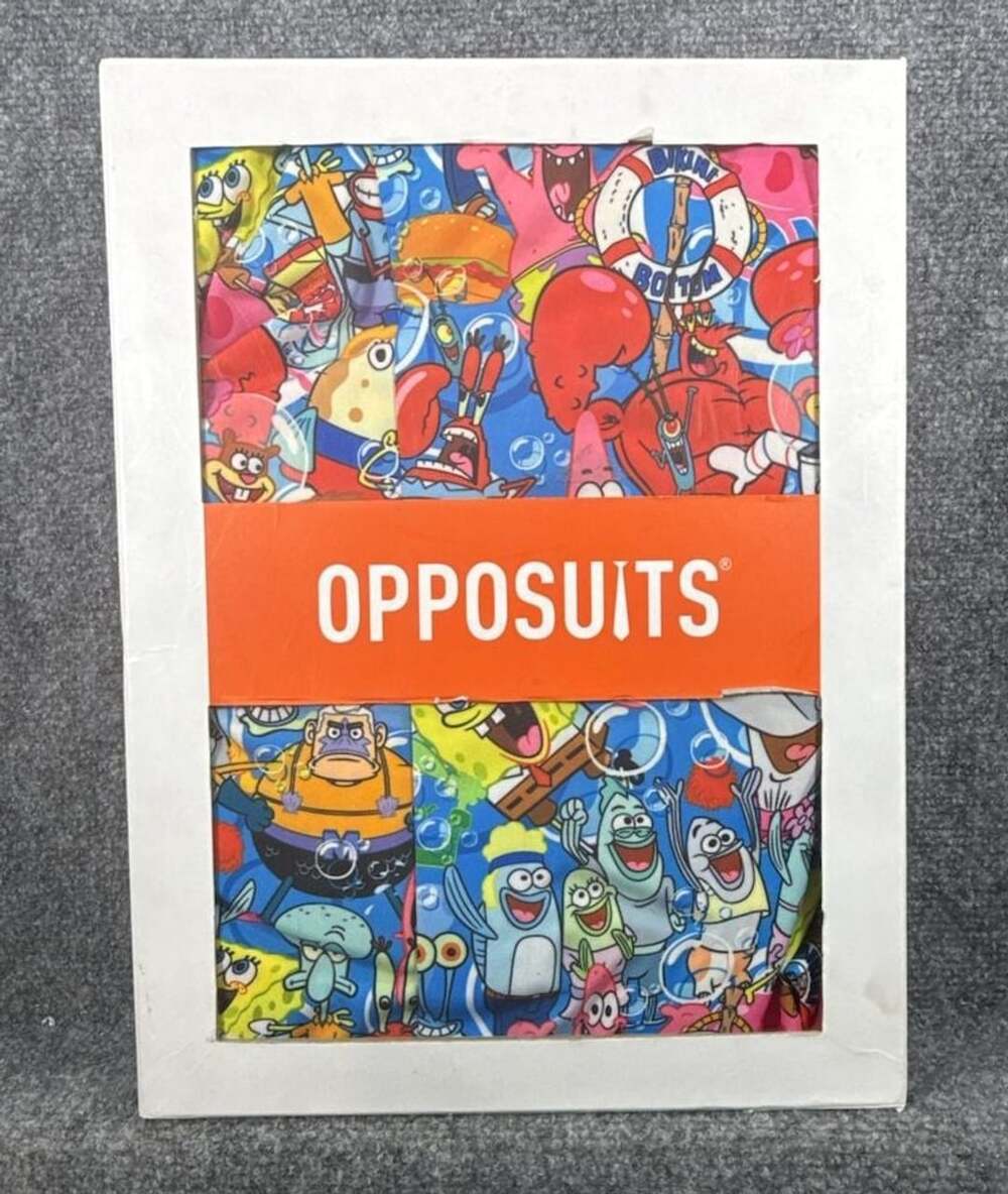 Opposuits SpongeBob SquarePants Suit Multi Color Men’s Size 46 -Open Box/New